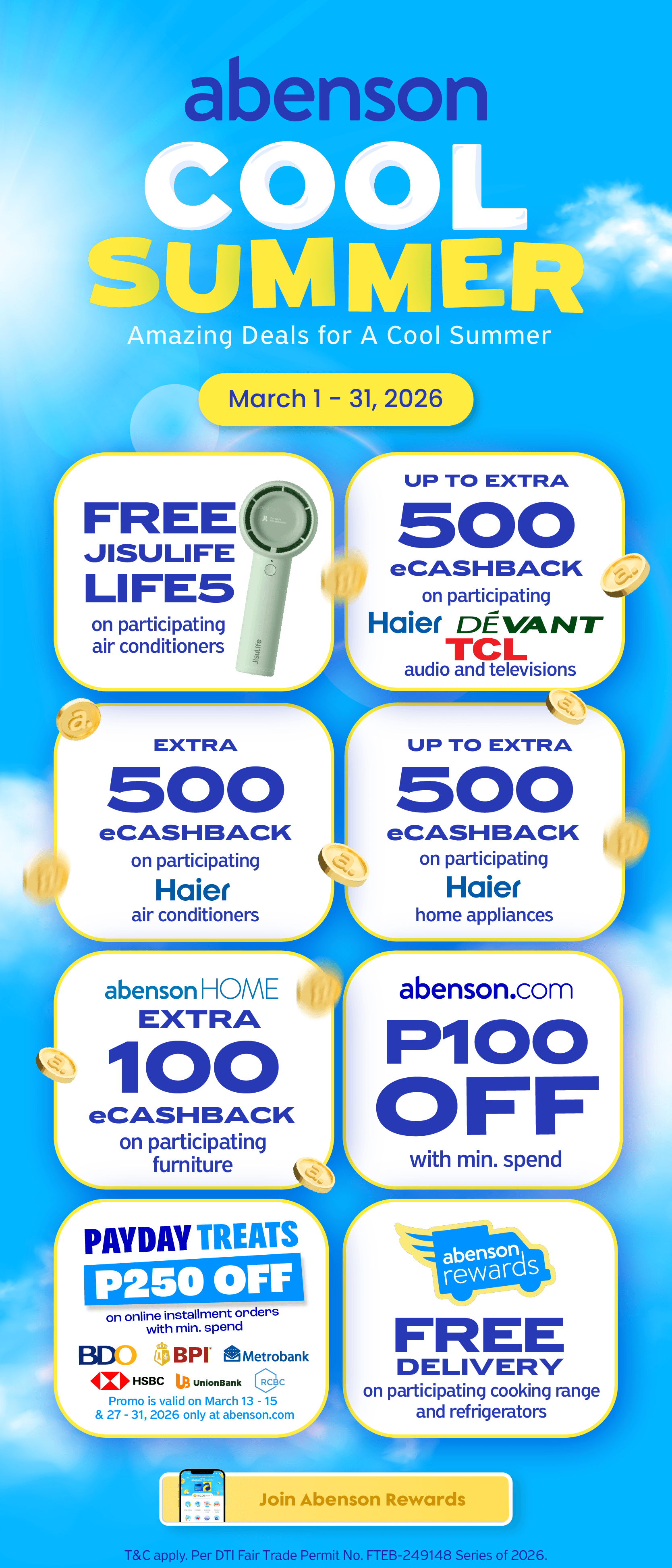 Rewards Cool Summer Promo Summary